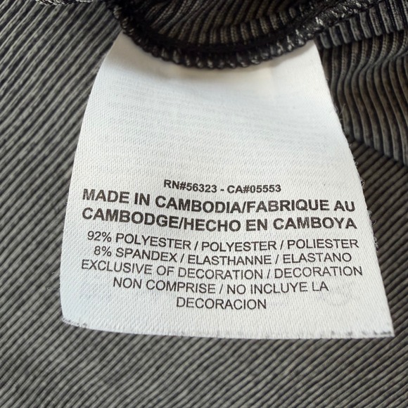 Nike Golf Polo Striped Men's XXL Dri-Fit Standard Fit Black White Performance - Picture 8 of 8